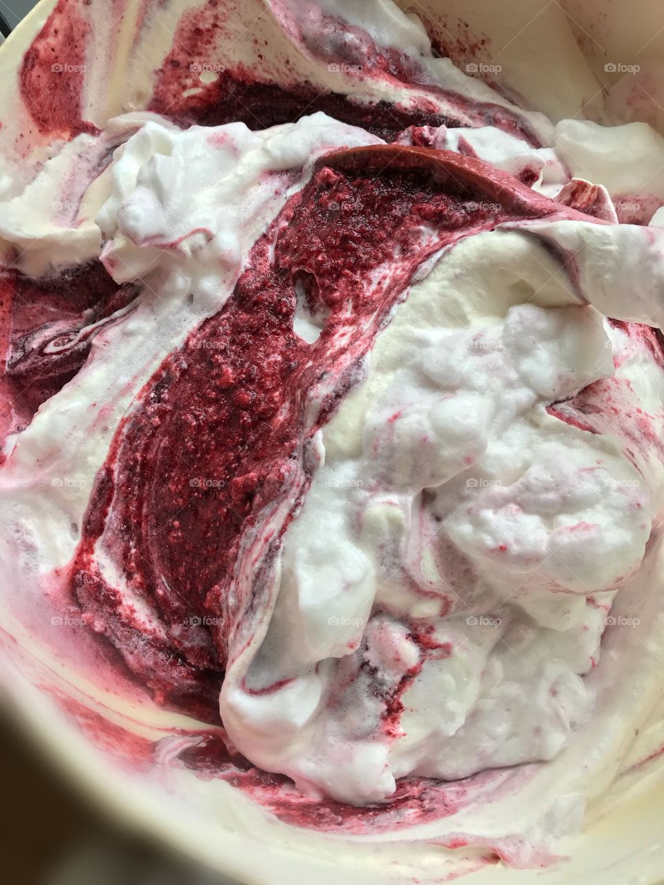 Dessert in the making