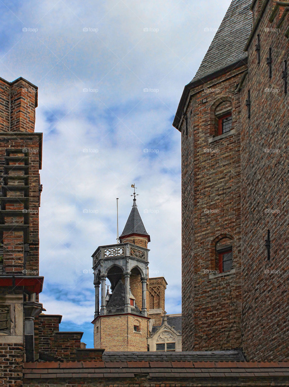 sky clouds bruges detail by chris7ben