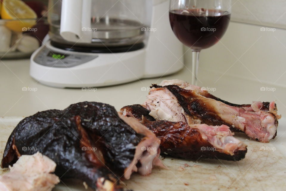 Thanksgiving smoked turkey