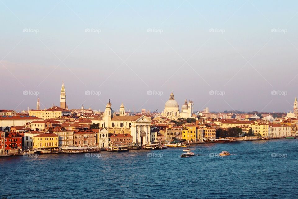 Rooftop view overlooking Venice.