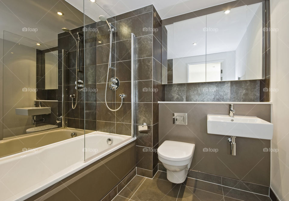 Modern bathroom, ceramic tile and contemporary style