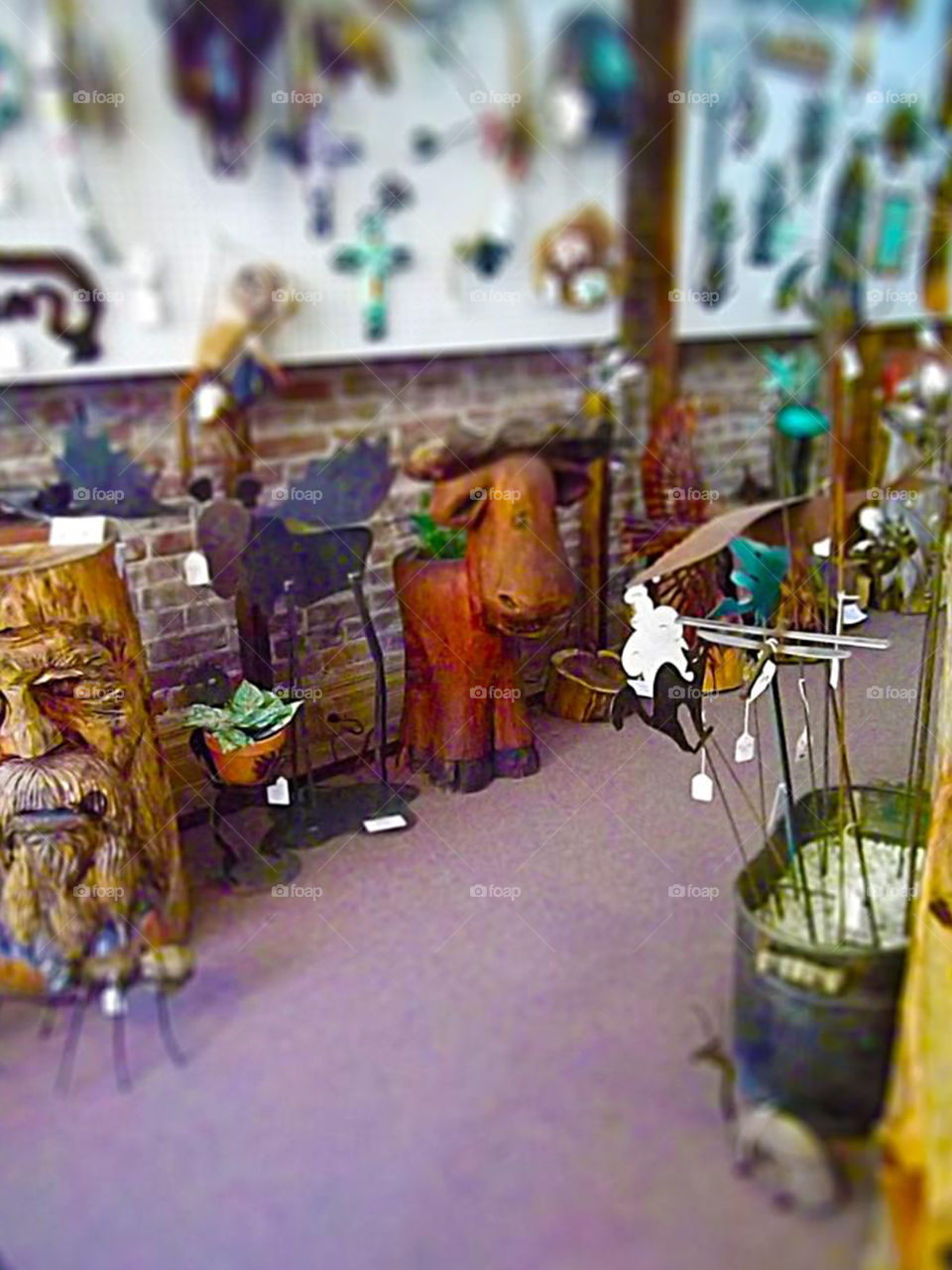 Gift Shop on Weston, Missouri. I created a tilt shift effect to make this cute little gift shop even cuter.