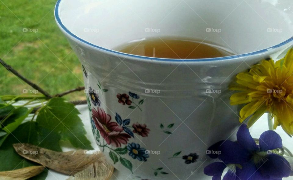 tea time outside
