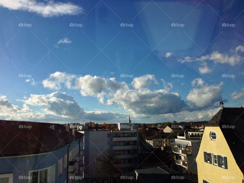 bavaria sky city blue by lexlebeur