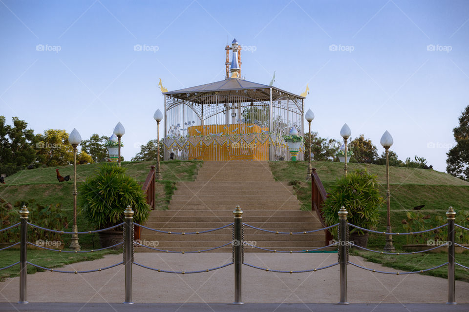 Monk monument in Thailand 