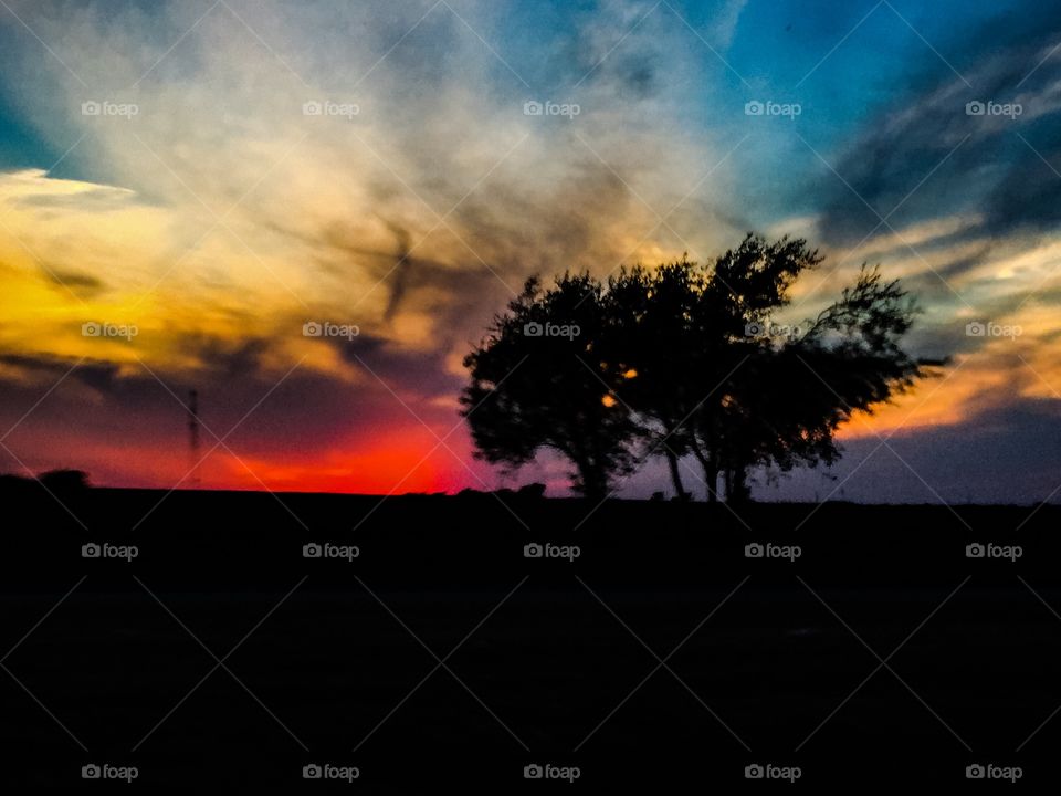 Vibrant Texas Sunset