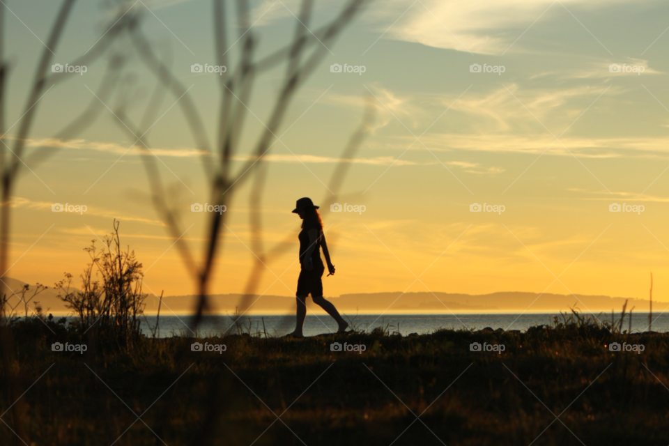 california girl alone sun by JoeyWatt