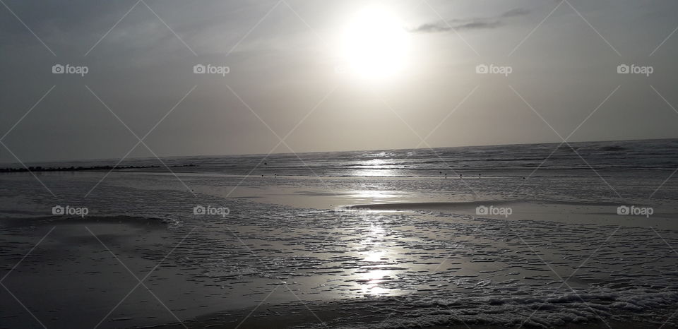 couché de soleil à merlimont