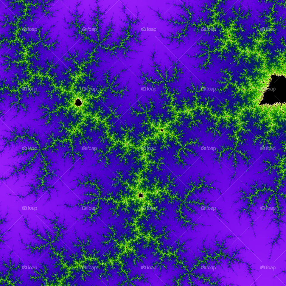 fractal art. a computer generated fractal pattern