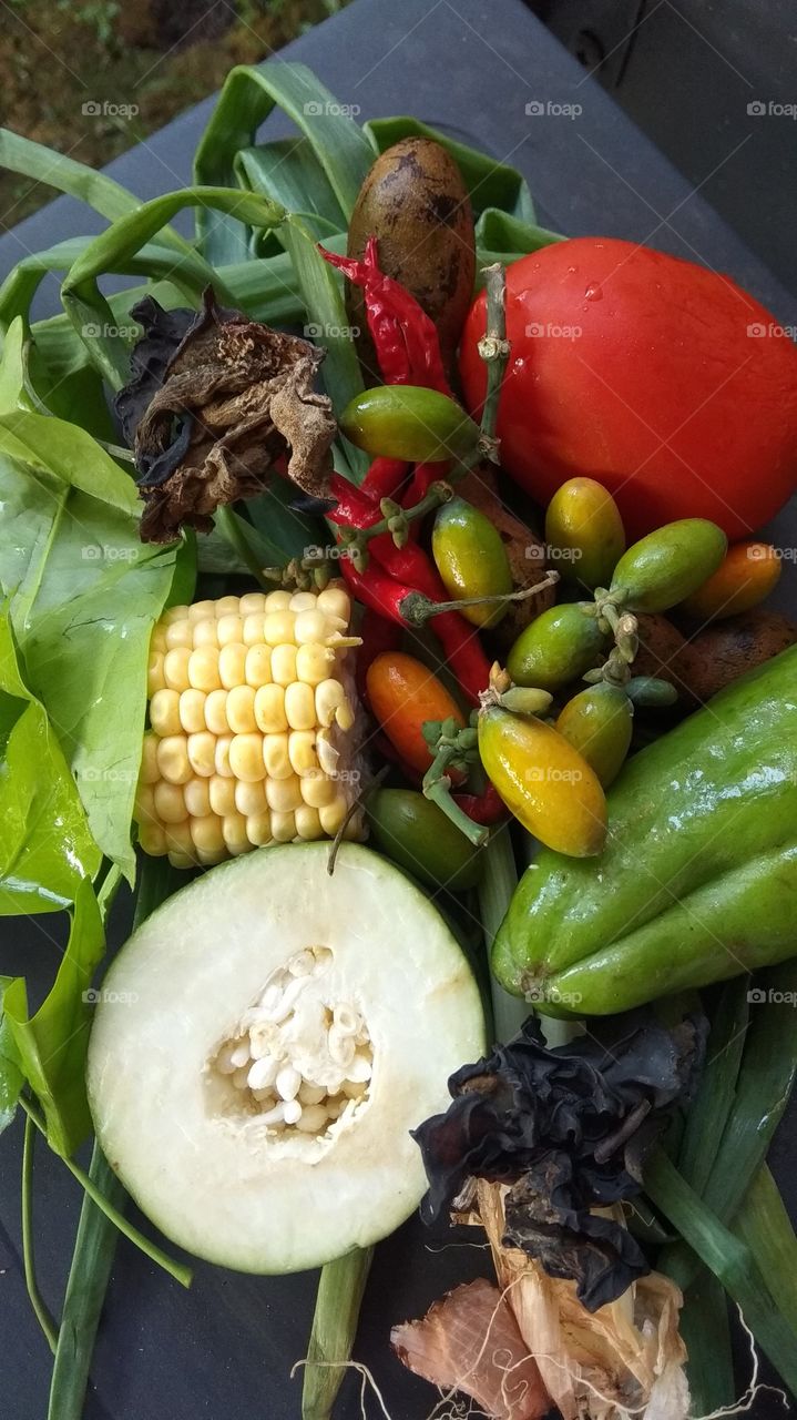 vegetables for sour soup