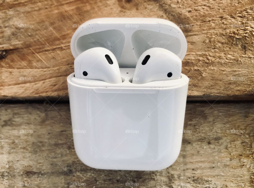 Closeup of Apple AirPods