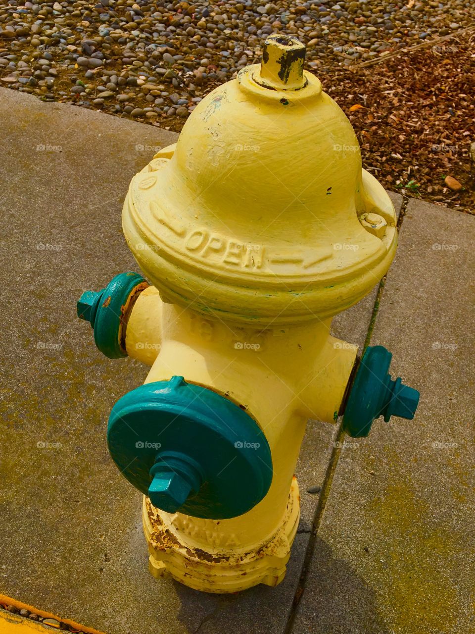 Fire hydrant yellow