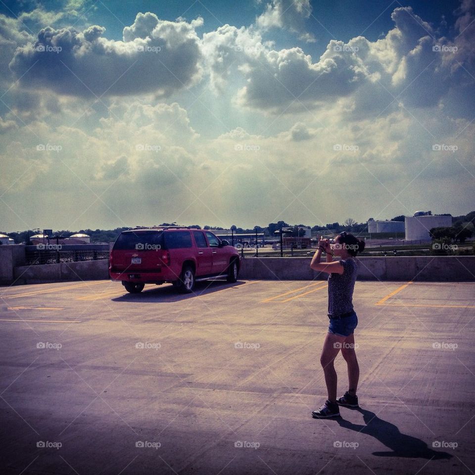 My girl with a camera