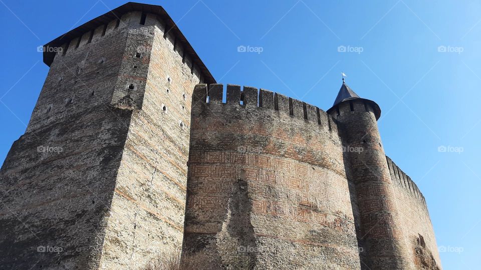 Old fortress architectural monument