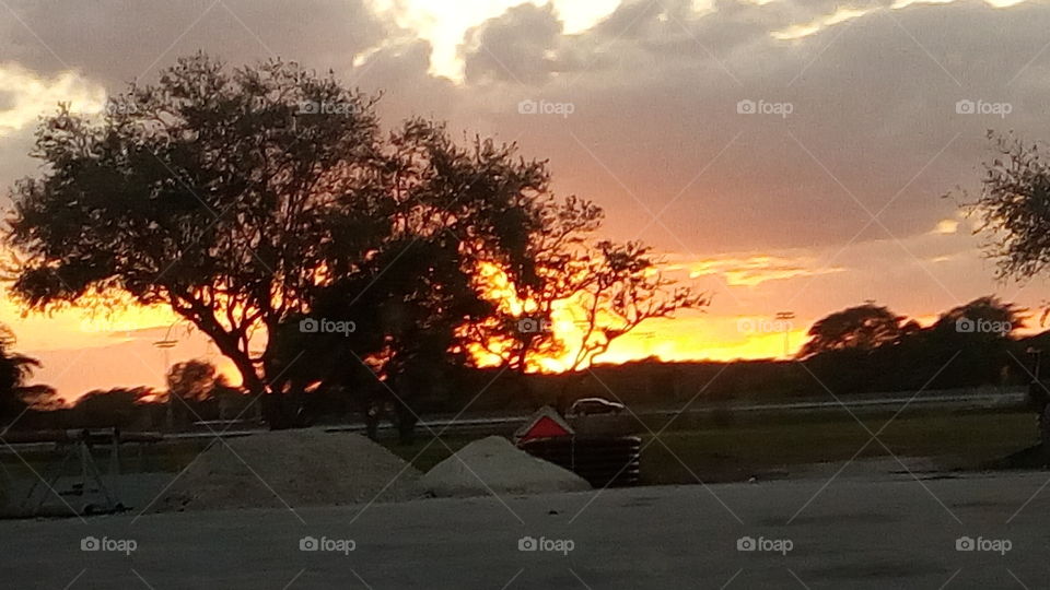 Sunset, Sky, Horizon, South Florida