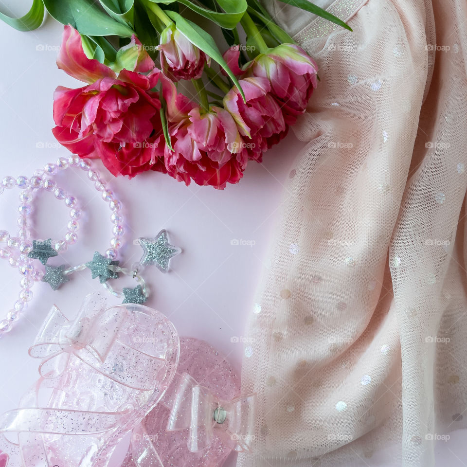 Little girl items are pretty in pink 