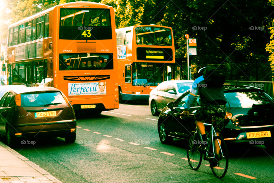 london travel traffic buses by tulips90