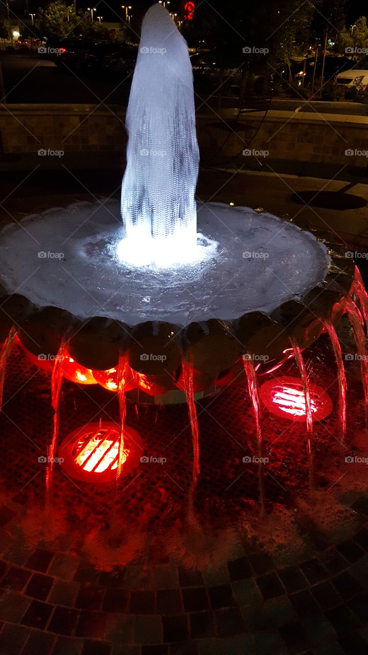night fountain