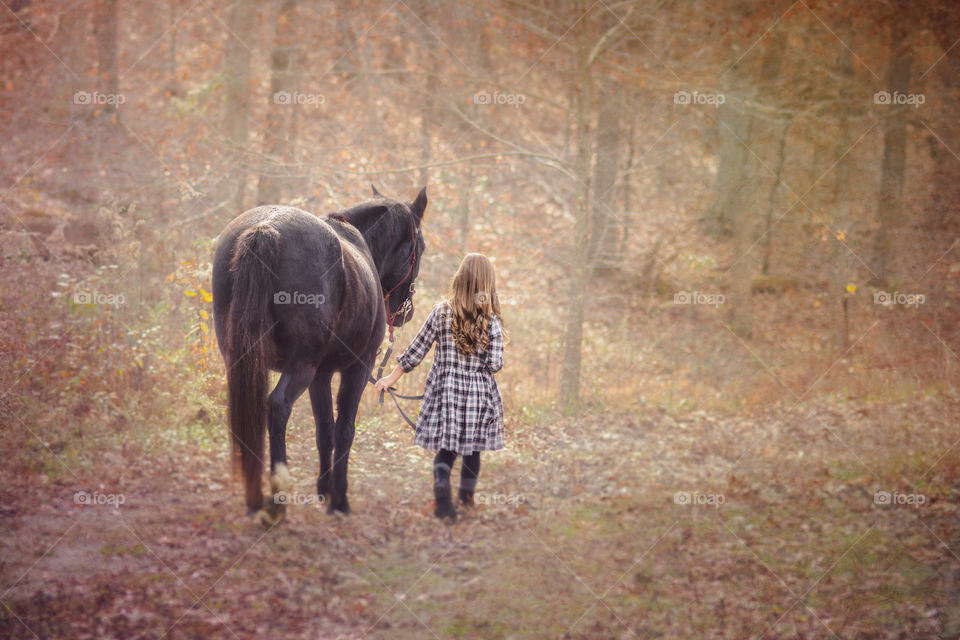 A Girl and Her Horse