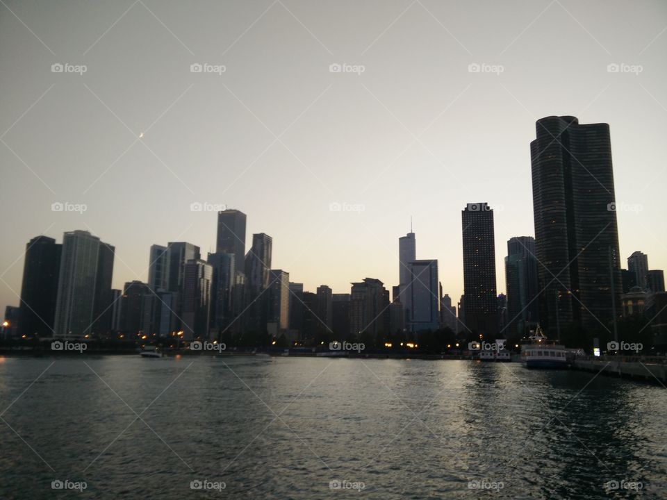 Chicago evening
