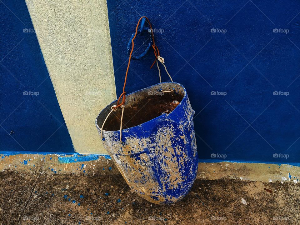 Blue bucket