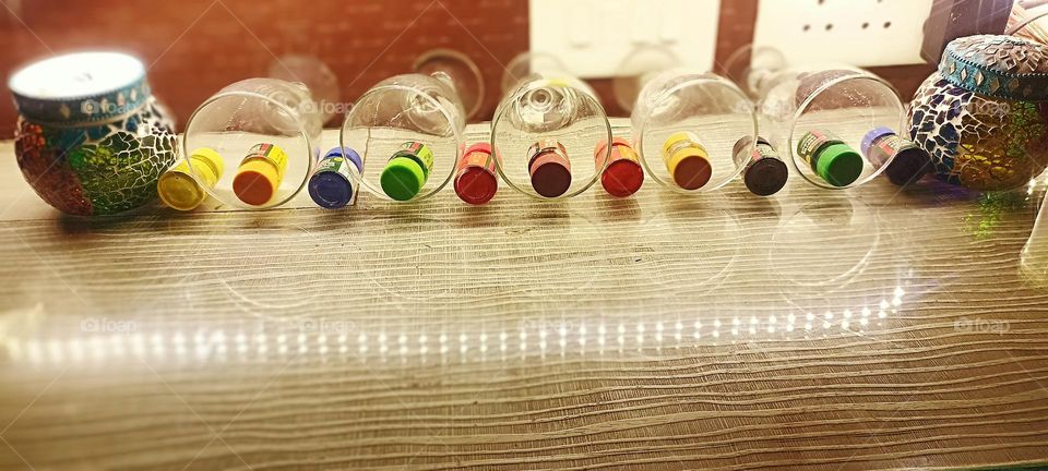 boldly be a pop of colours in the black and white world