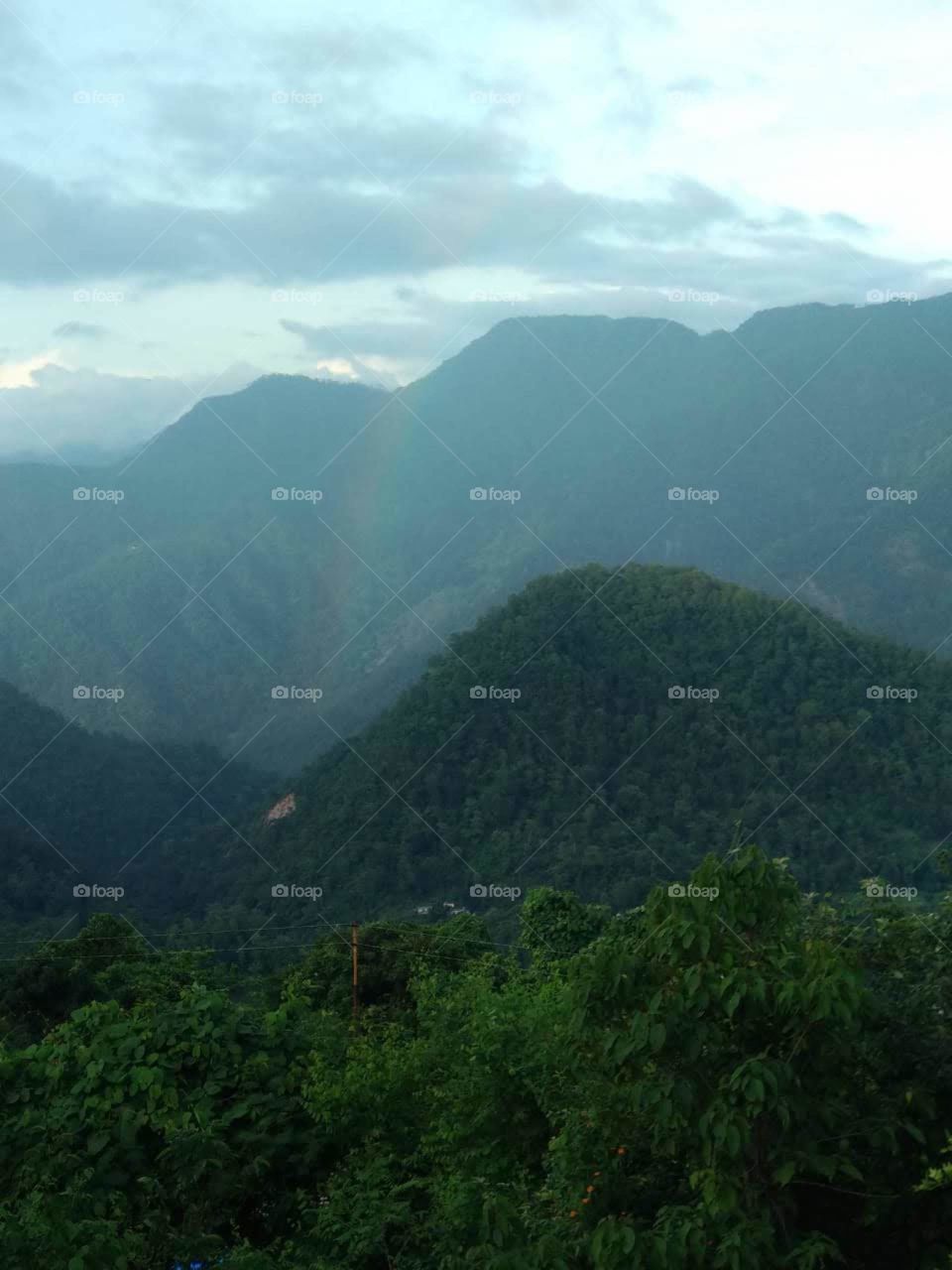 beautiful hills view