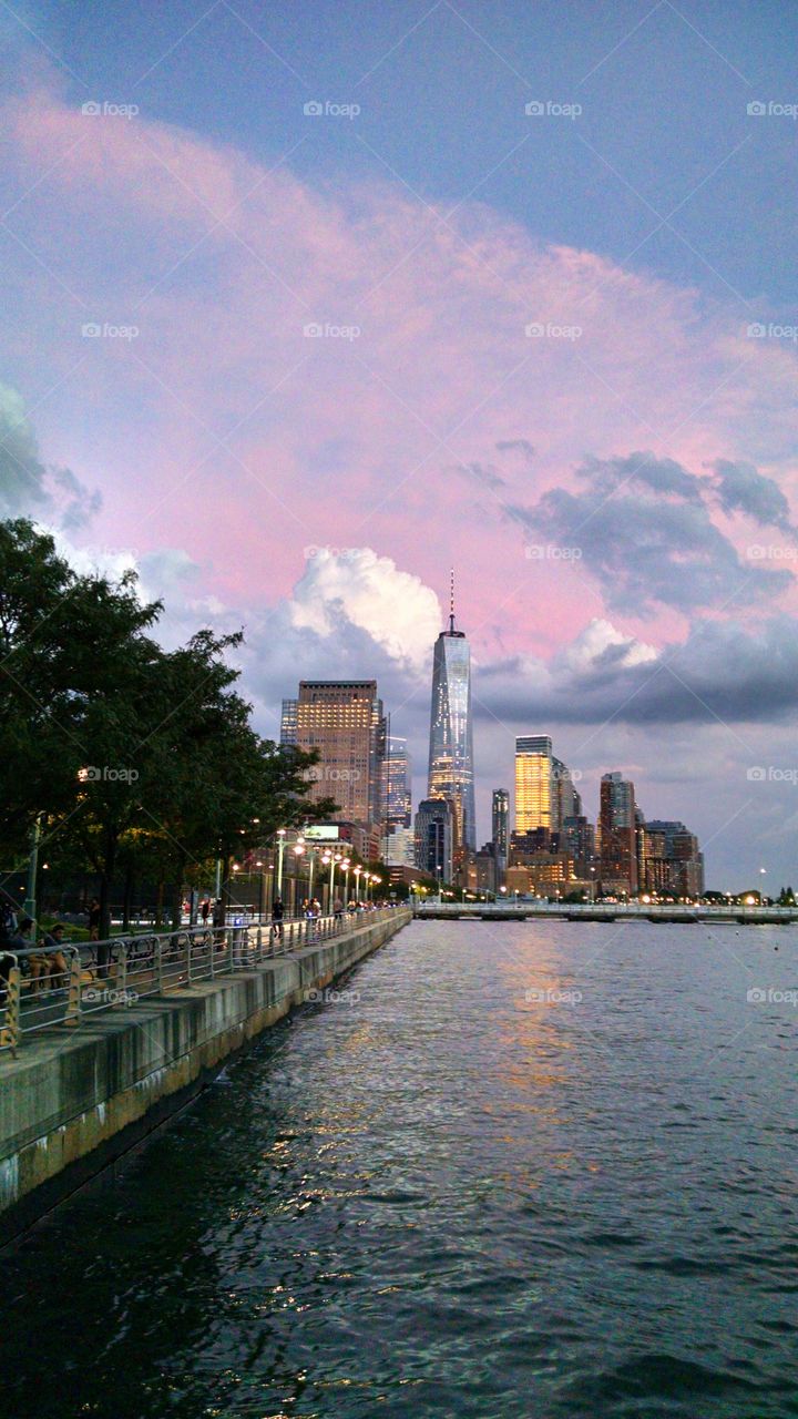New York City Chelsea Piers Freedom tower