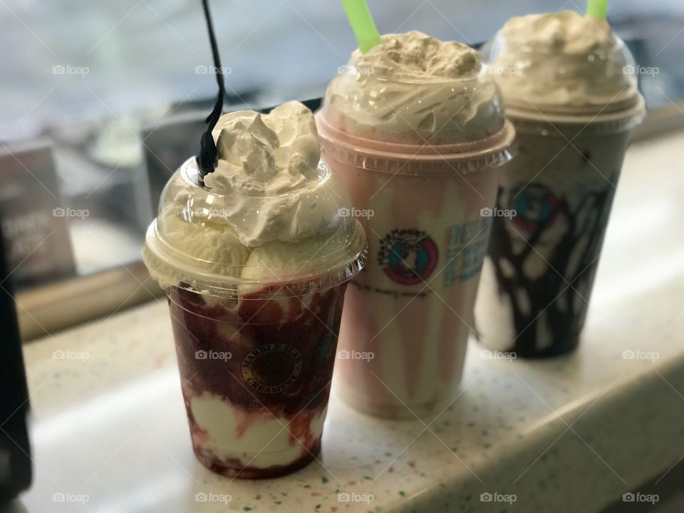 Summer ice cream treats