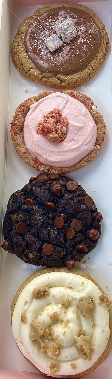 Sweet treat taking on its circular natural shape 