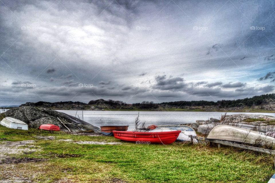 Boats on shore. Boats on shore