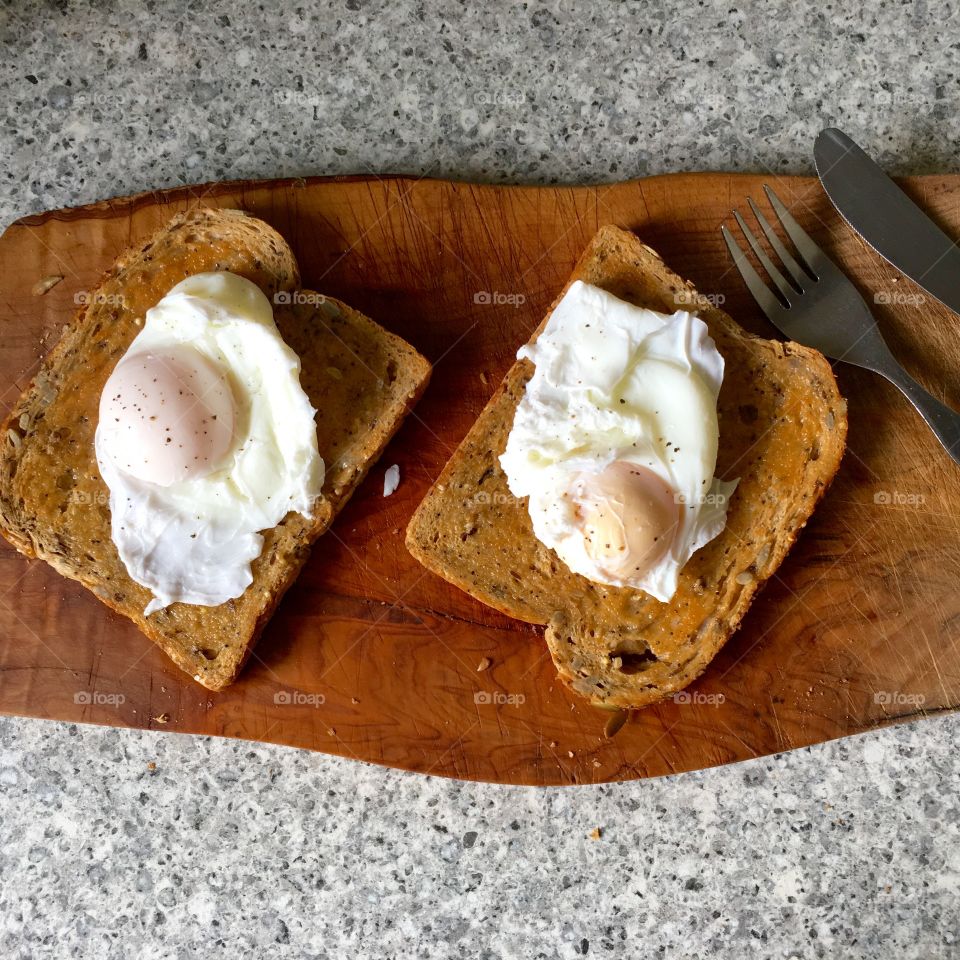 Egg on Toasted bread