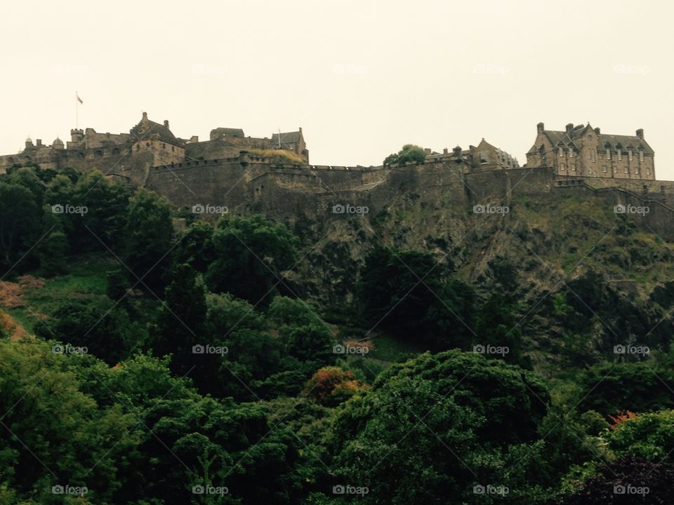 The Edinburgh Castle in Scotland 