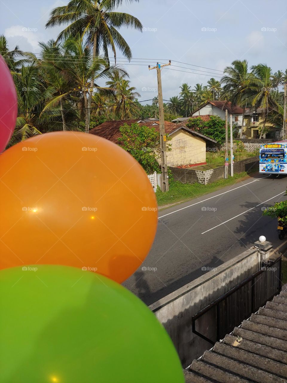 helium balloons captured