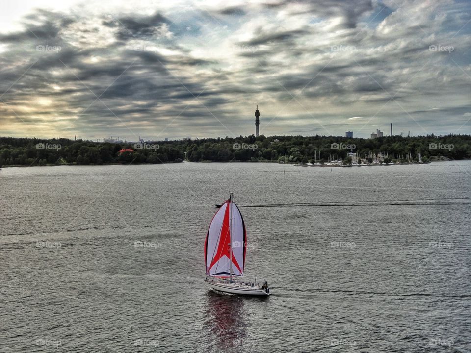 sail boat in Stockholm