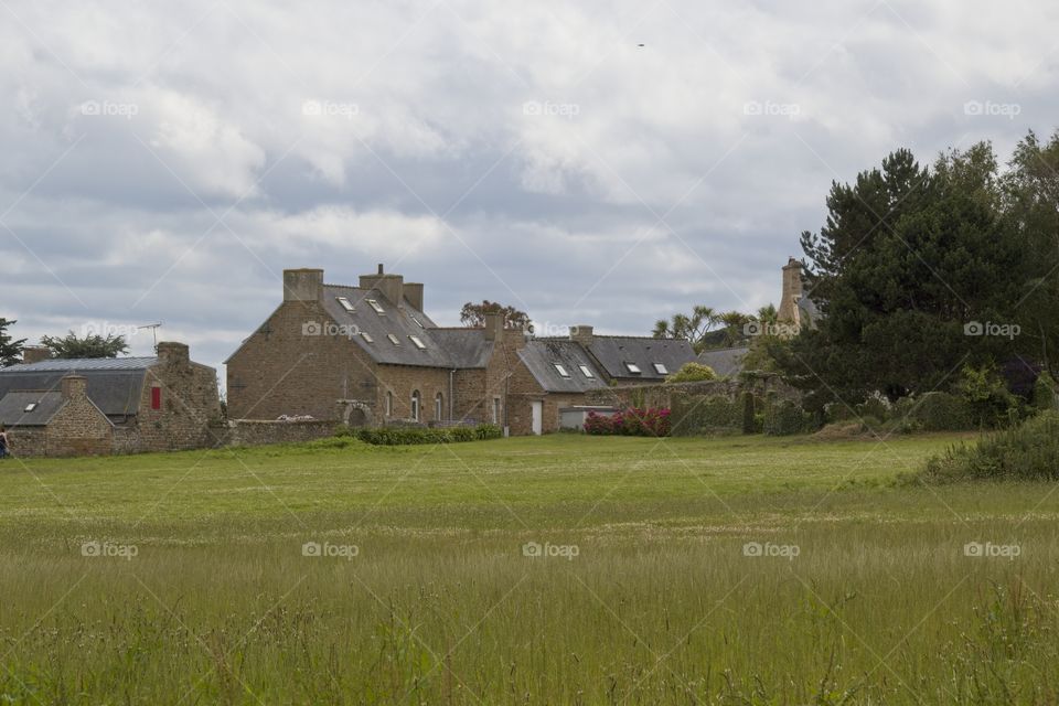 old house in the countryside