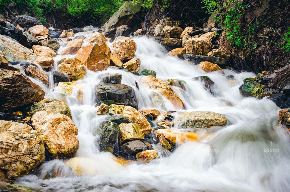 Waterfall, Water, Stream, River, Cascade