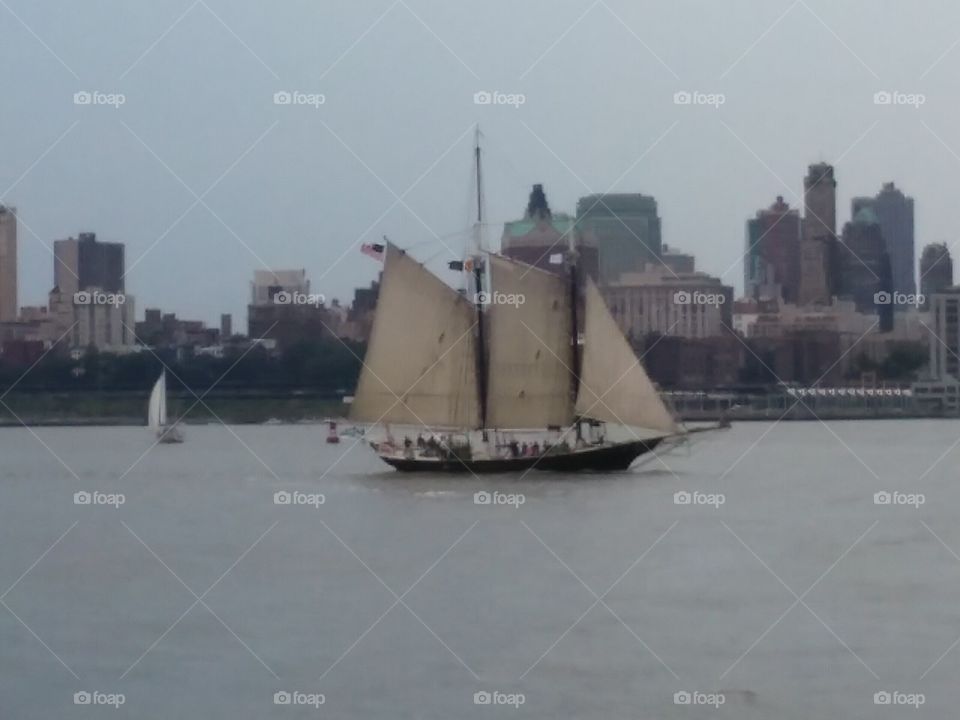 Sailing on the river