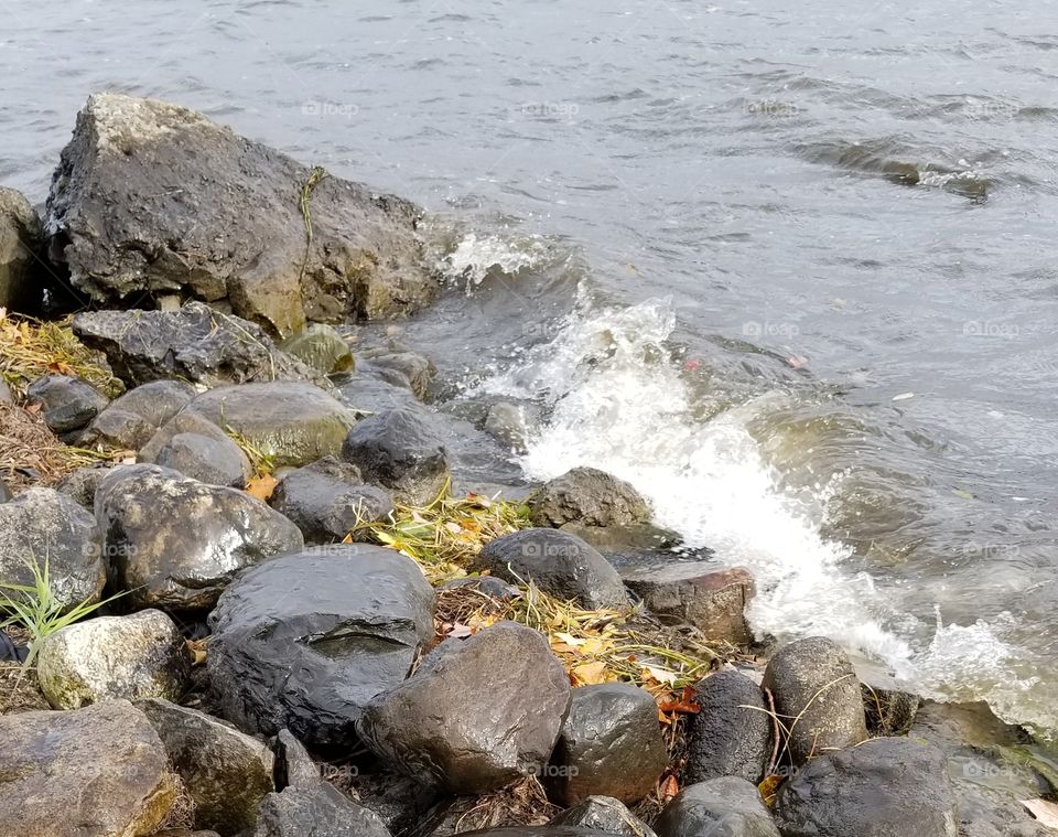 Water, Rock, Nature, No Person, Sea