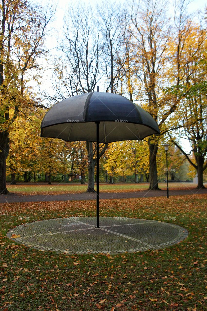 Autumn umbrella