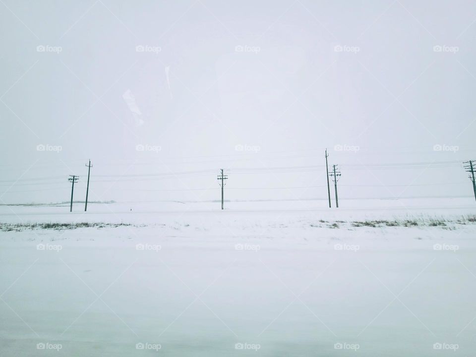 snow all over the place