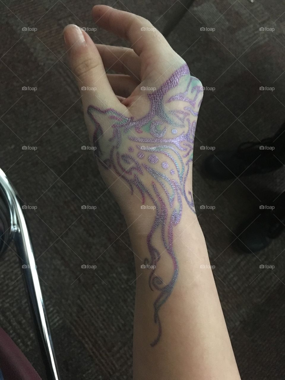 Pen Tattoo (Right Hand)