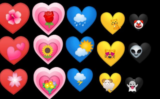 future emojis heart voice