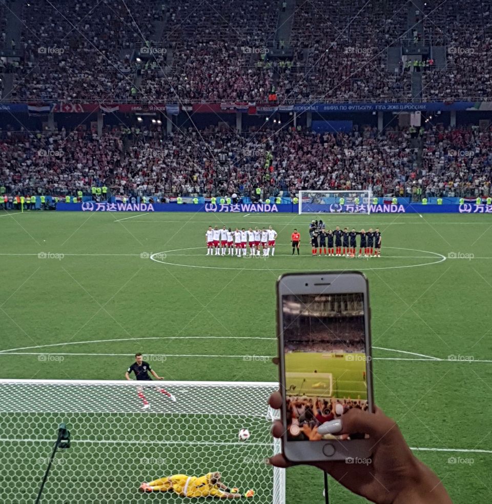 FIFA 2018 match Croatia-Denmark in Nizhny Novgorod