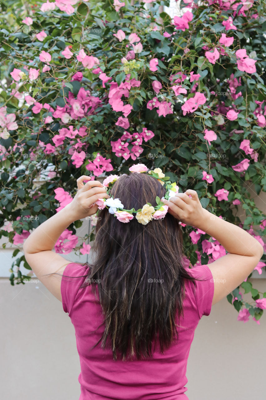 Enjoying the Flowers