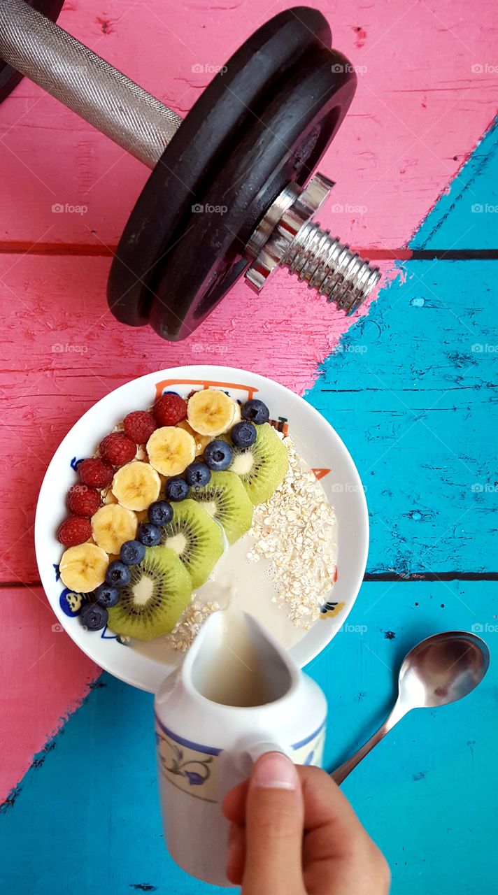 Morning rituals: workout & healthy breakfast