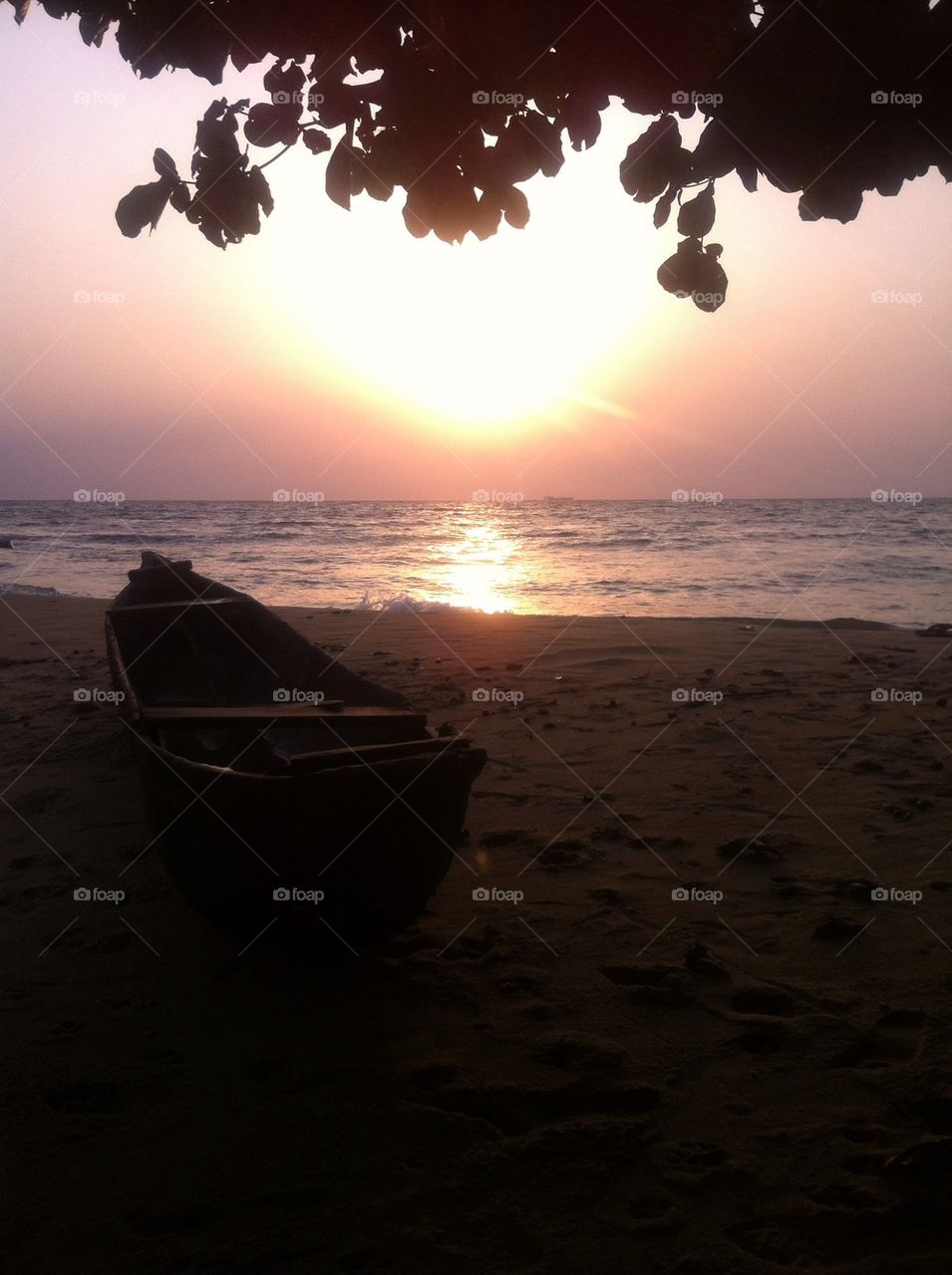 Sunset on an African Beach