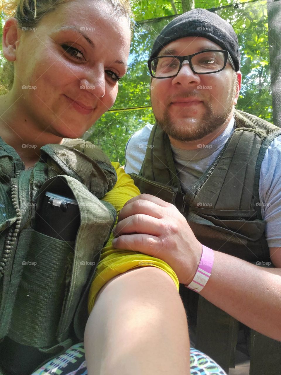 couples paint ball