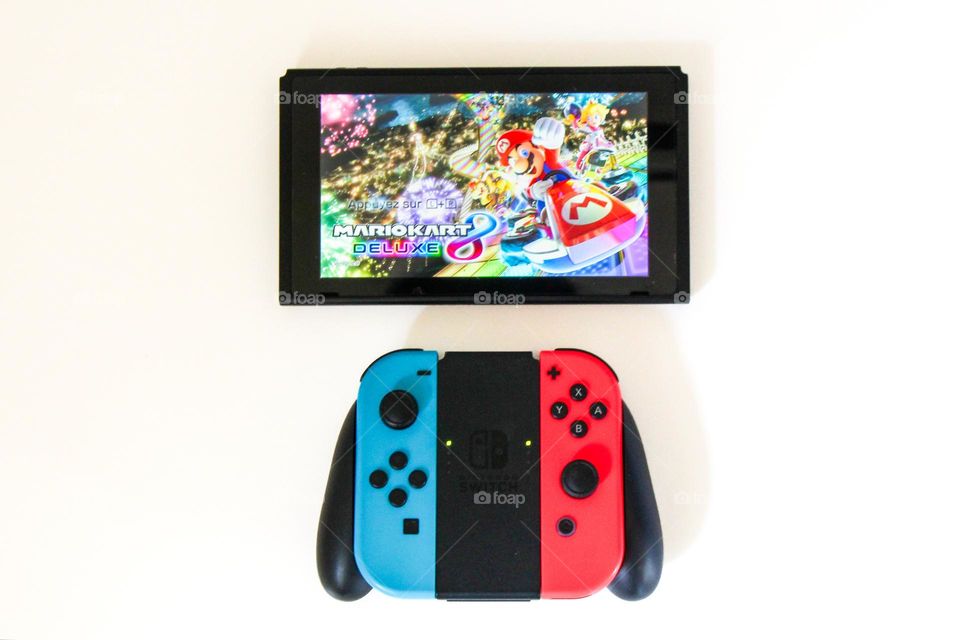 Mario Kart 8 Deluxe video game on Nintendo Switch