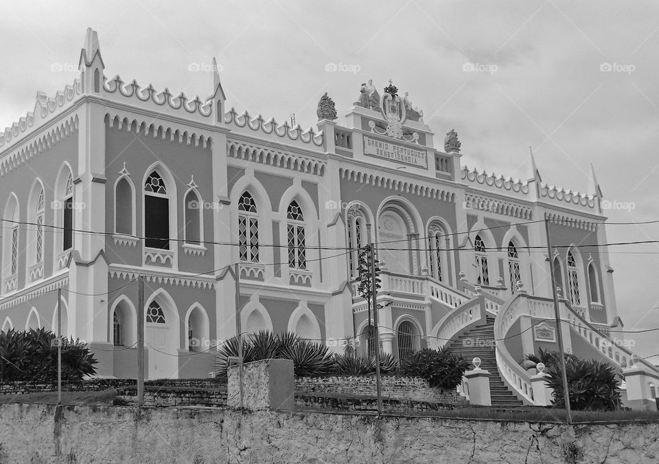 Old hospital, manueline style, Amparo-SP, Brazil